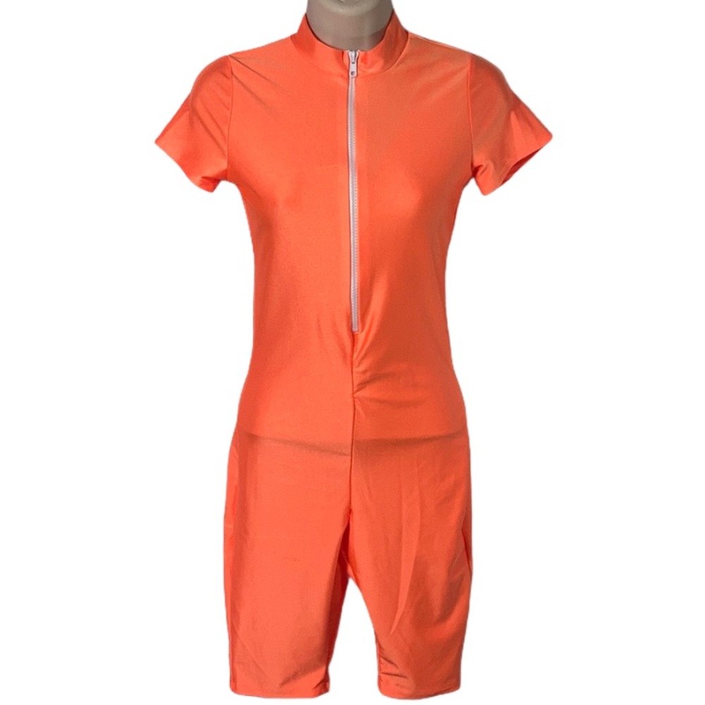 Yellow Cabbage one piece orange bodysuit